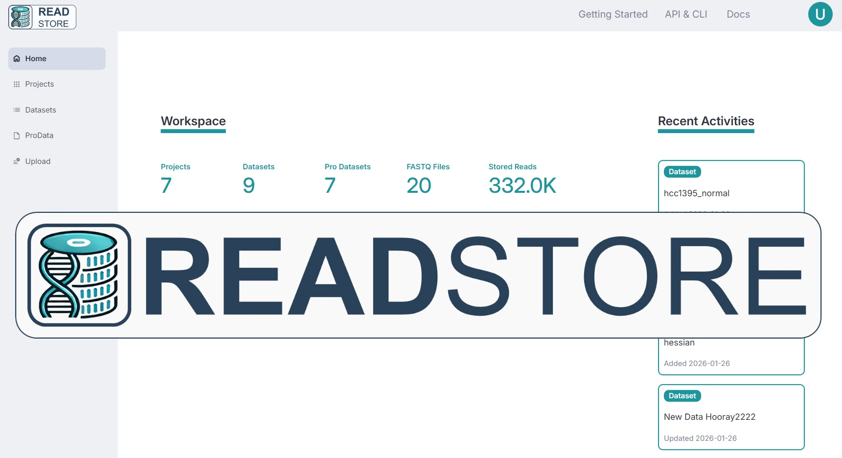 Welcome to ReadStore